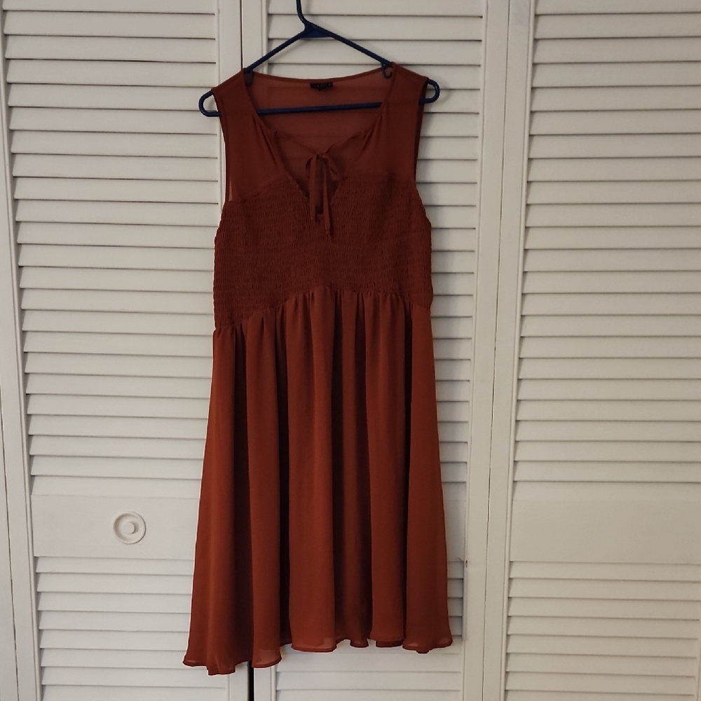 Torrid Brown Midi Dress